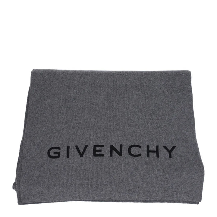 Givenchy Gray Wool Scarf