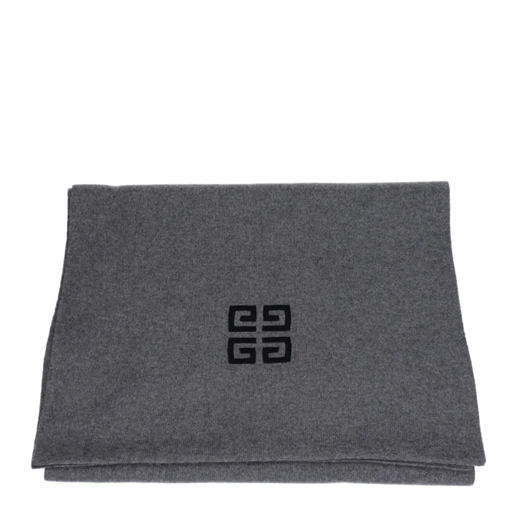 Givenchy Gray Wool Scarf