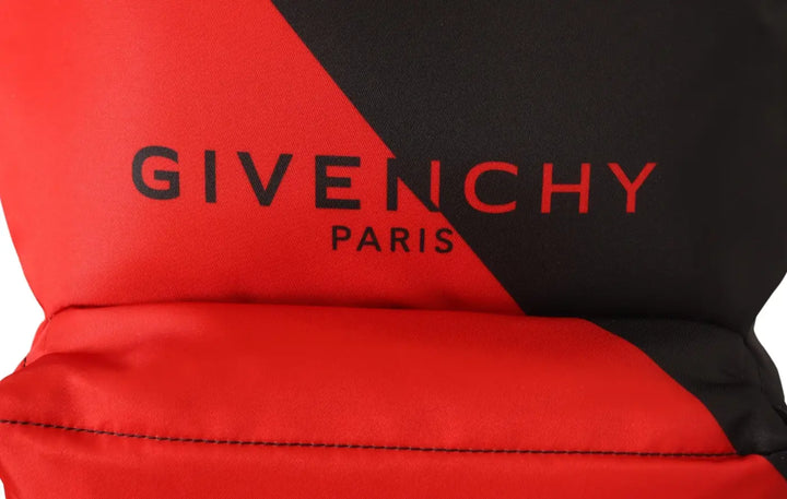 Givenchy Red &amp; Black Nylon Urban Backpack