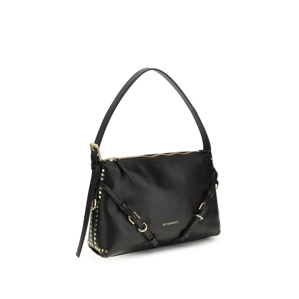 Givenchy Voyou Calf Leather Shoulder Bag with Versatile Strap
