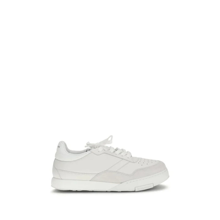 Givenchy White Calf Leather Bos Taurus Low Top Sneakers