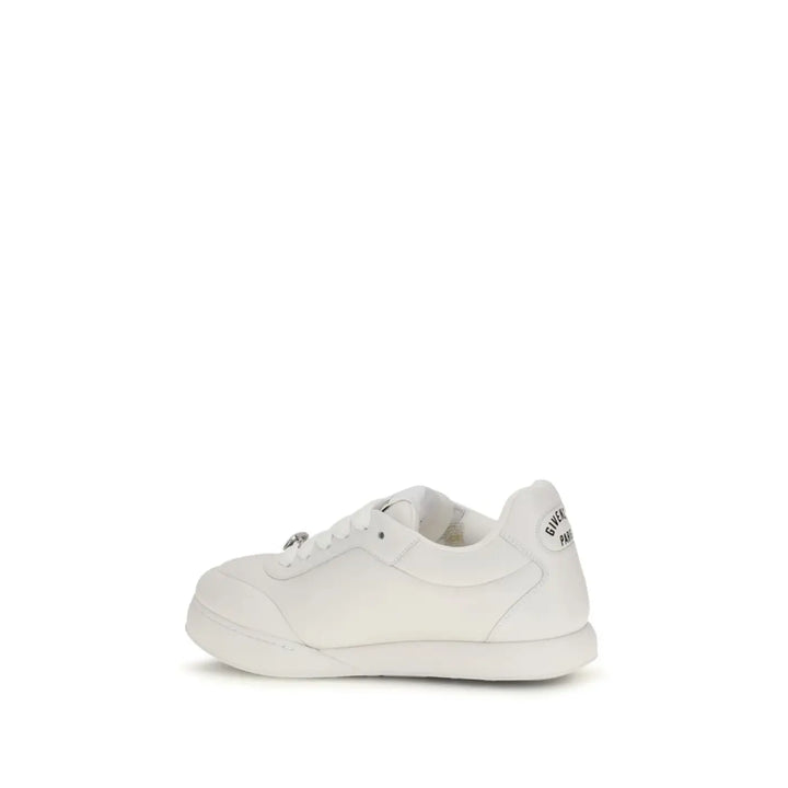 Givenchy White Calf Leather Bos Taurus Sneakers