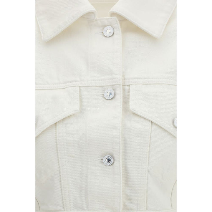 Givenchy Coats &amp; Jackets - White Cotton Denim Jacket