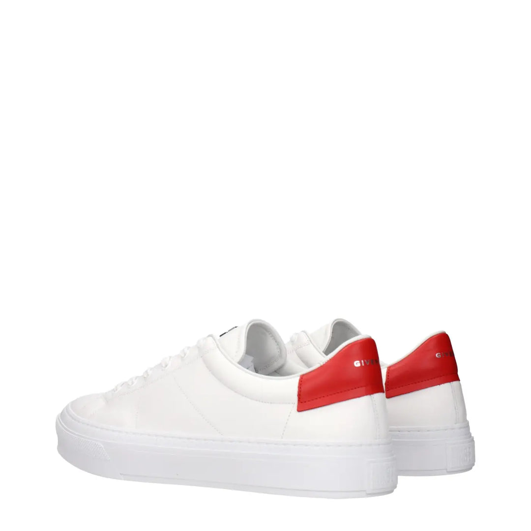 Givenchy White Leather Low Top Sneakers