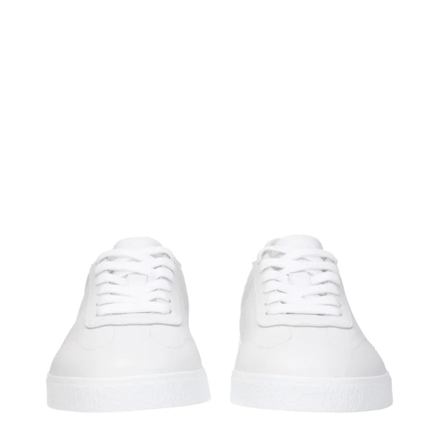 Givenchy White Leather Low Top Sneakers