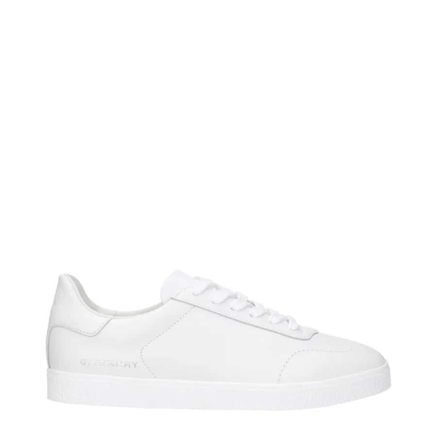 Givenchy White Leather Low Top Sneakers