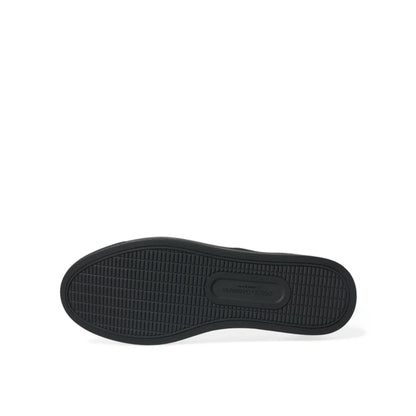 Glam DOLCE & GABBANA Brown Leopard Pony Hair Sneakers Rubber Cleated Sole Dolce Gabbana