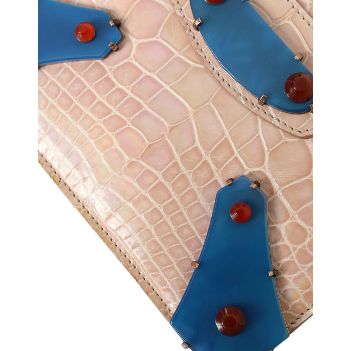 Glamorous Balenciaga Neo Classic Crocodile Leather Chain Mini Bag