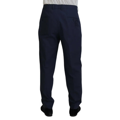 Glamorous Dolce Gabbana Dark Blue Chino Dress Pants &