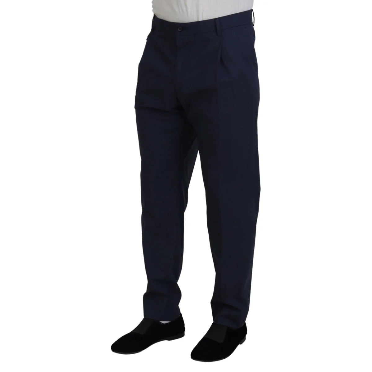 Glamorous Dolce Gabbana Dark Blue Chino Dress Pants &