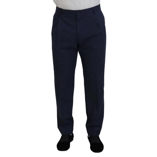 Glamorous Dolce Gabbana Dark Blue Chino Dress Pants &