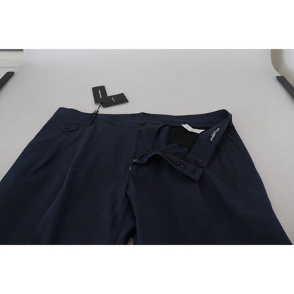 Glamorous Dolce Gabbana Dark Blue Chino Dress Pants &