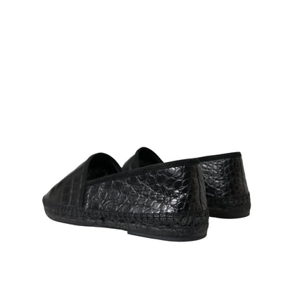 Glamorous Dolce Gabbana Leather Espadrilles for Effortless Chic &