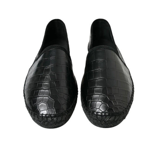 Glamorous Dolce Gabbana Leather Espadrilles for Effortless Chic &