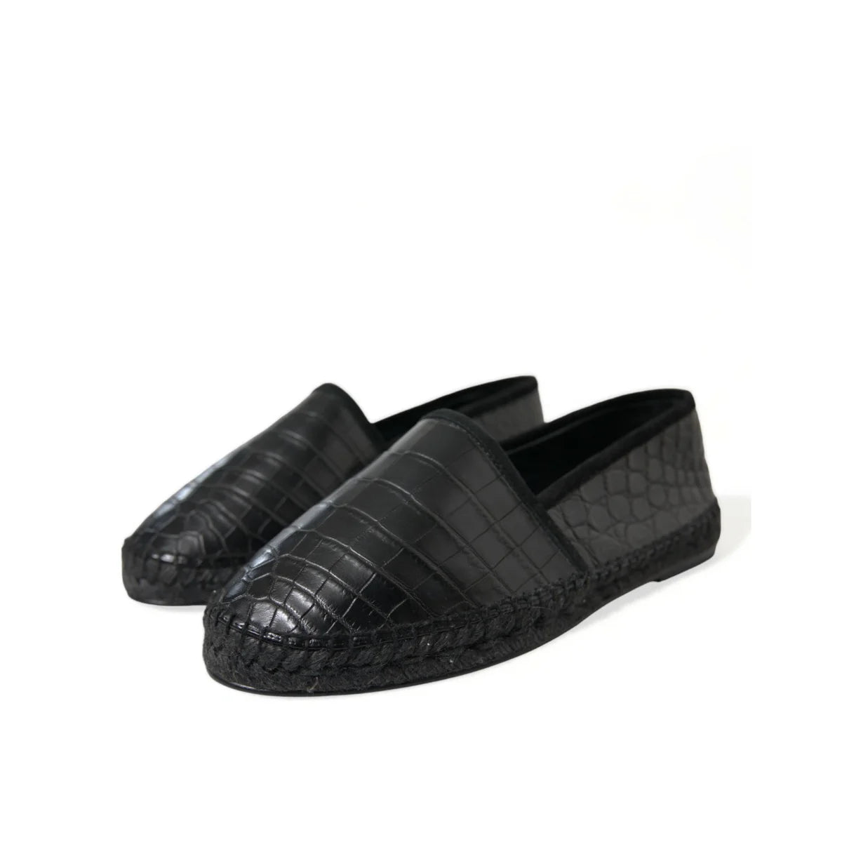 Glamorous Dolce Gabbana Leather Espadrilles for Effortless Chic &