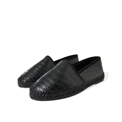 Glamorous Dolce Gabbana Leather Espadrilles for Effortless Chic &
