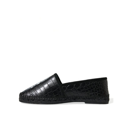 Glamorous Dolce Gabbana Leather Espadrilles for Effortless Chic &