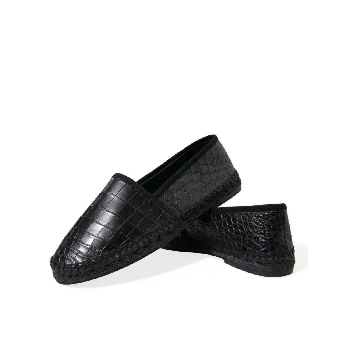Glamorous Dolce Gabbana Leather Espadrilles for Effortless Chic &