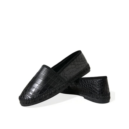 Glamorous Dolce Gabbana Leather Espadrilles for Effortless Chic &
