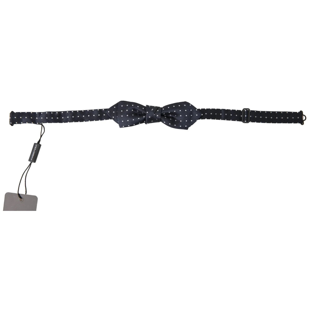 Glamorous Dolce Gabbana Silk Adjustable Bow Tie with Hook Clasp &