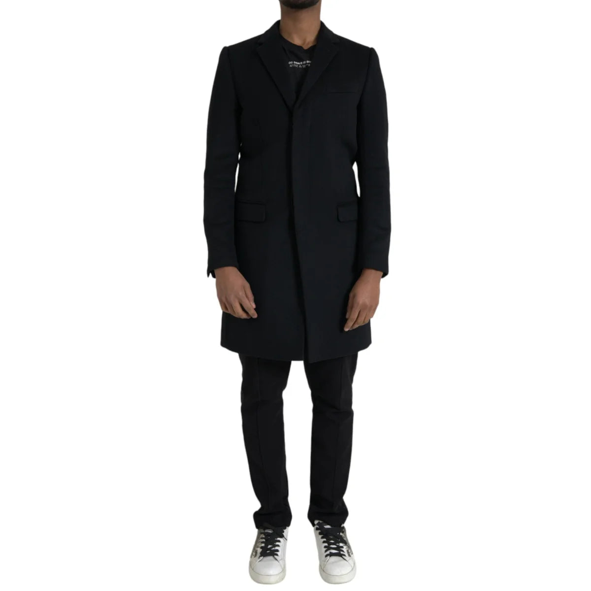 Glamorous Dolce Gabbana Trench Single Breasted Luxury Coat &