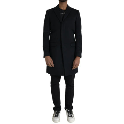 Glamorous Dolce Gabbana Trench Single Breasted Luxury Coat &