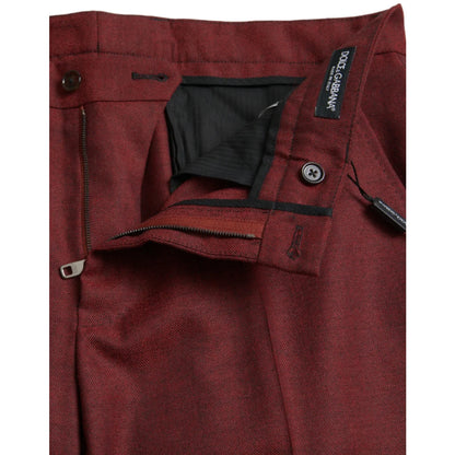 Glamorous Dolce Gabbana Wool Dress Pants in Pure Luxury &