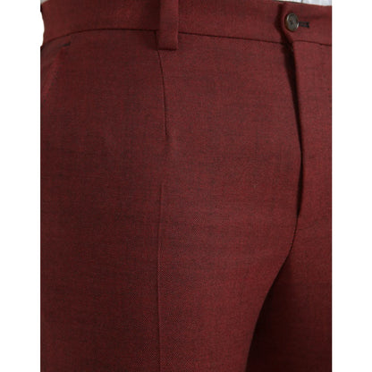 Glamorous Dolce Gabbana Wool Dress Pants in Pure Luxury &