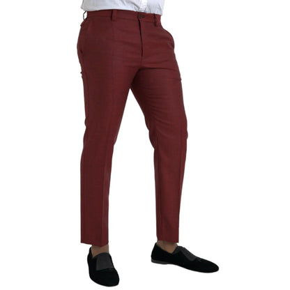 Glamorous Dolce Gabbana Wool Dress Pants in Pure Luxury &