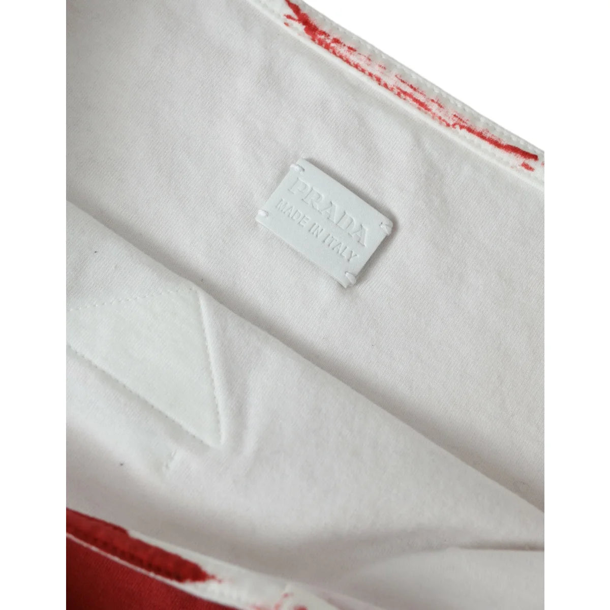 Glamorous Prada Fabric Logo Shopping Tote Bag New with Tags