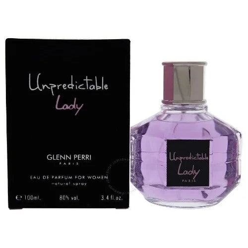 Glenn Perri Unpredictable Lady Unique Scent Opens with Bergamot and Jasmine Women’s Perfume