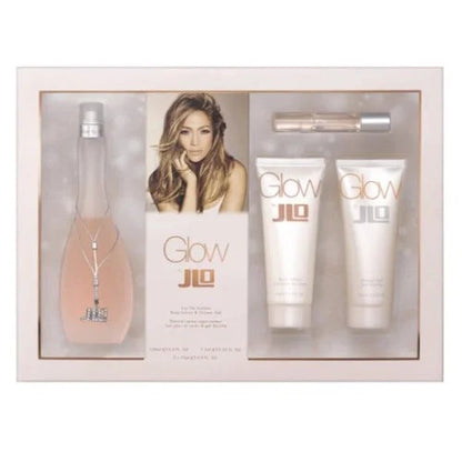 Glow 4 Piece Gift Set for Women Eau De Toilette Lotion Shower Gel Women’s Sets Jennifer Lopez