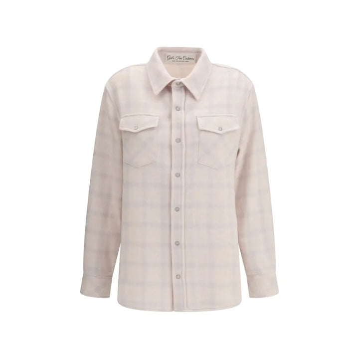 God’s True Cashmere White Pattern Shirt