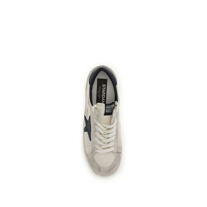 Golden Goose Beige Calf Leather Bos Taurus Athletic Sneakers