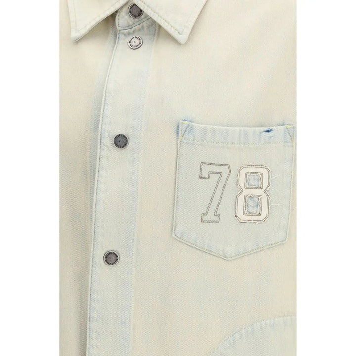 Golden Goose Beige Cotton Denim Jacket