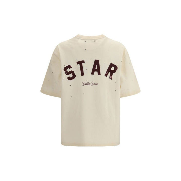 Golden Goose - Beige Cotton T-Shirt