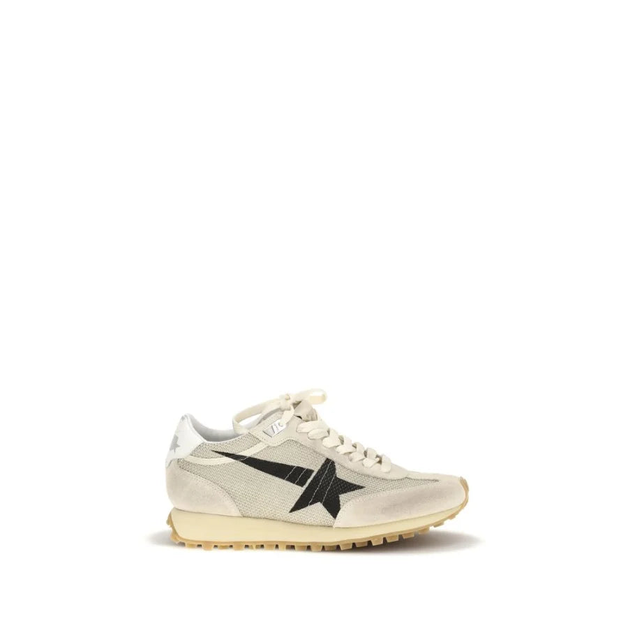 Golden Goose Beige Rubber Athletic Sneakers