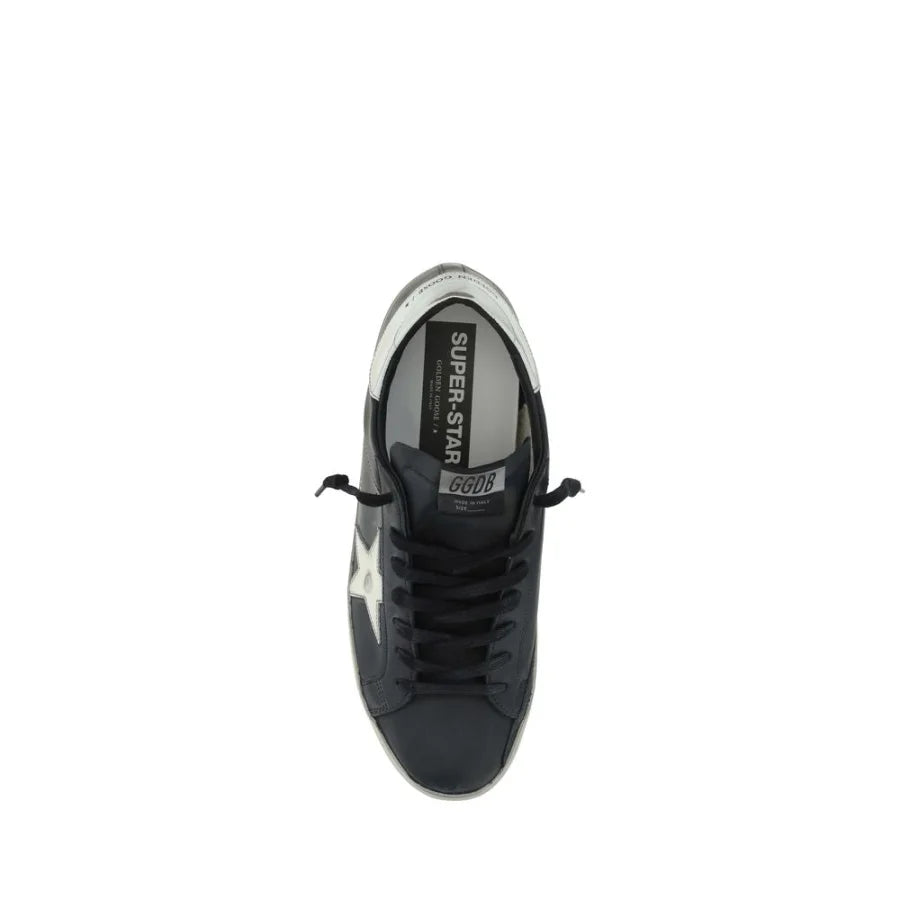 Golden Goose Black Calf Leather Bos Taurus Low Top Sneakers