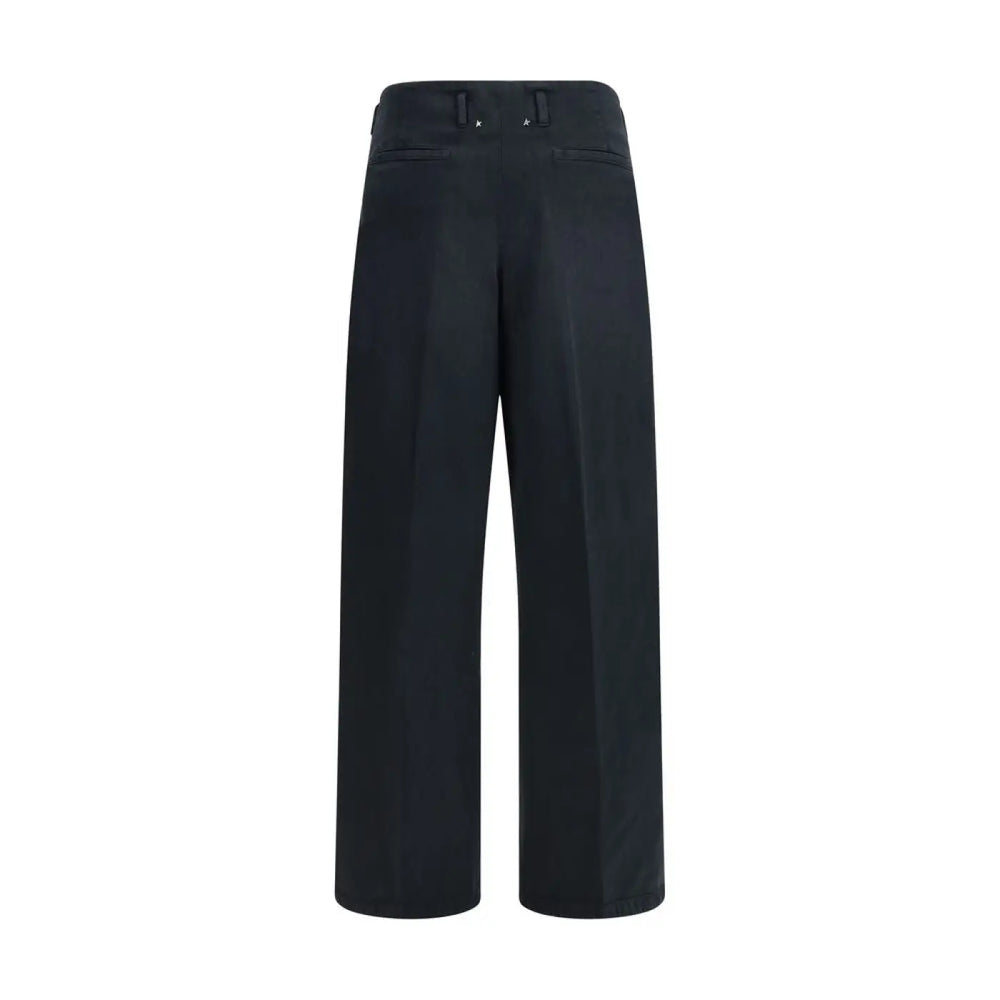 Golden Goose Black Cotton Casual Pants