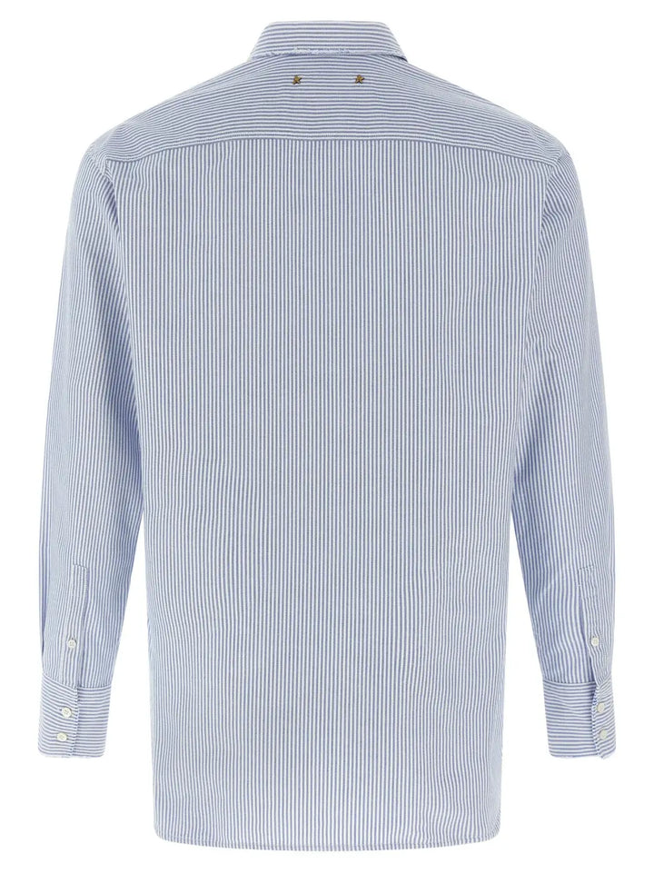 Golden Goose Blue Cotton Blouse