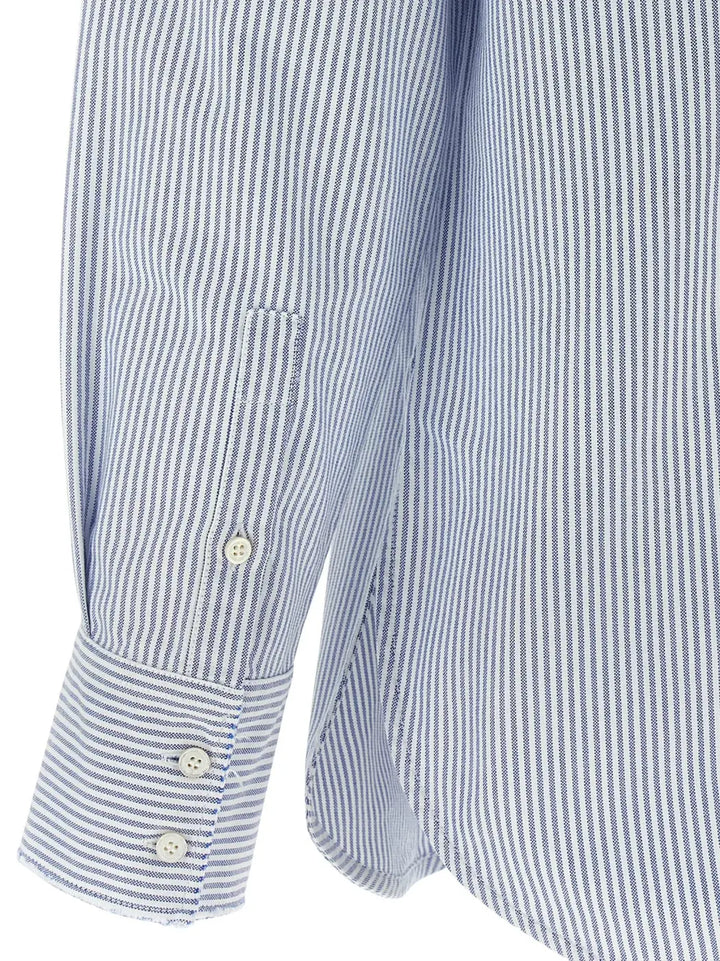 Golden Goose Blue Cotton Blouse