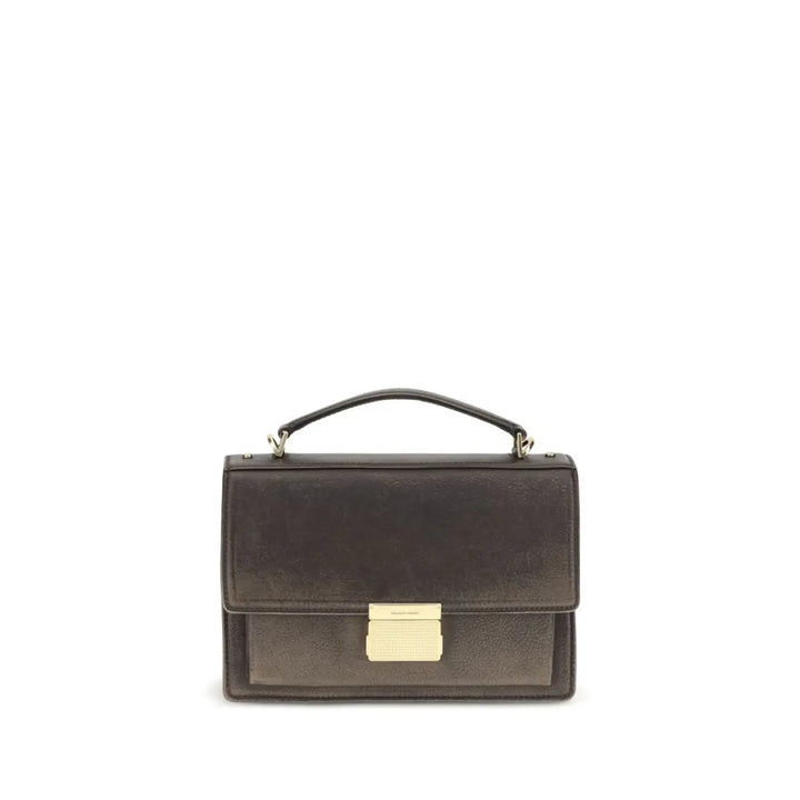 Golden Goose Brown Calf Leather Bos Taurus Handbag