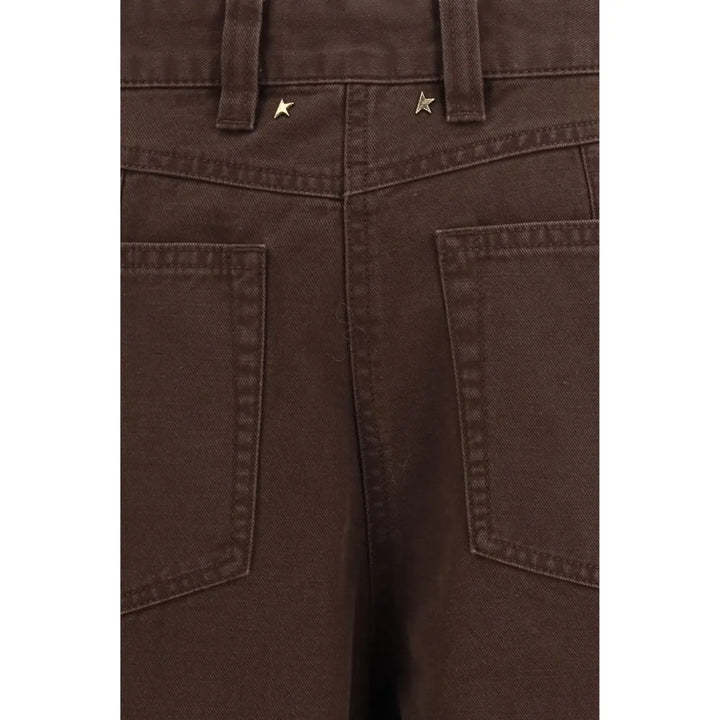 Golden Goose Brown Cotton Cargo Pants