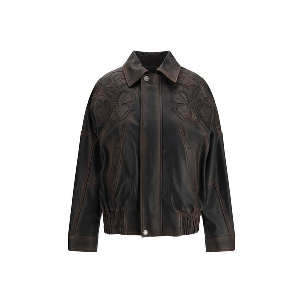 Golden Goose Bomber Jackets - Brown Viscose