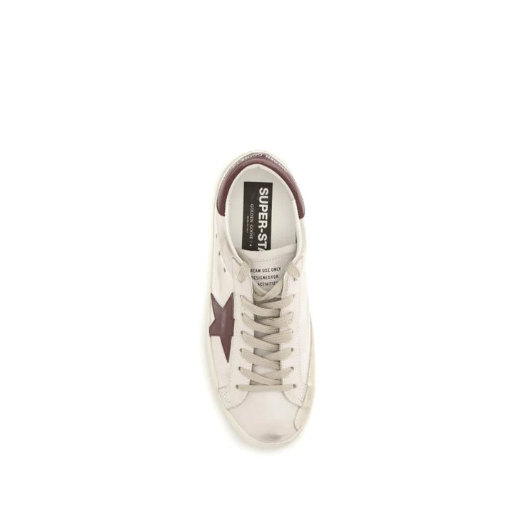 Golden Goose White Calf Leather Bos Taurus Sneakers