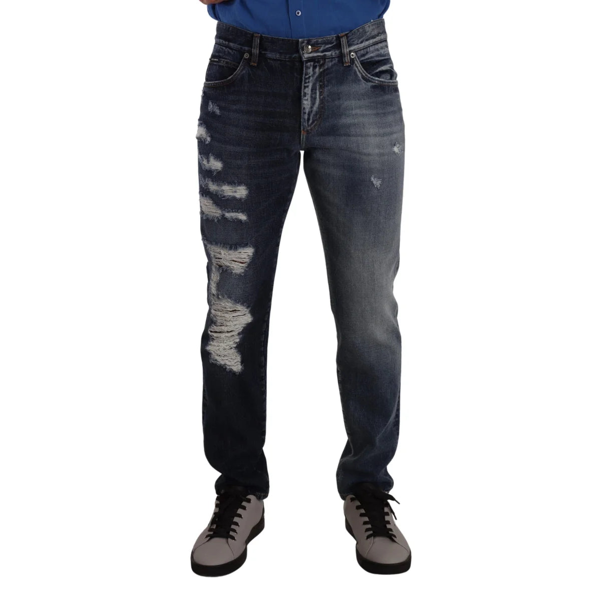 Gorgeous Authentic Dolce Gabbana Tattered Denim Jeans &