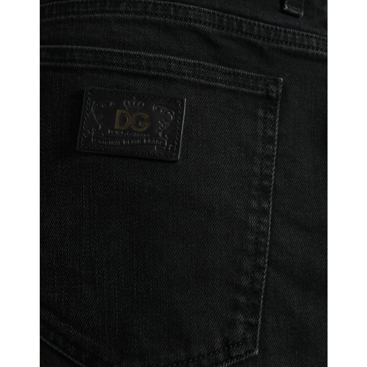 Gorgeous Dolce & Gabbana Bermuda Denim Shorts Logo Details Button Closure