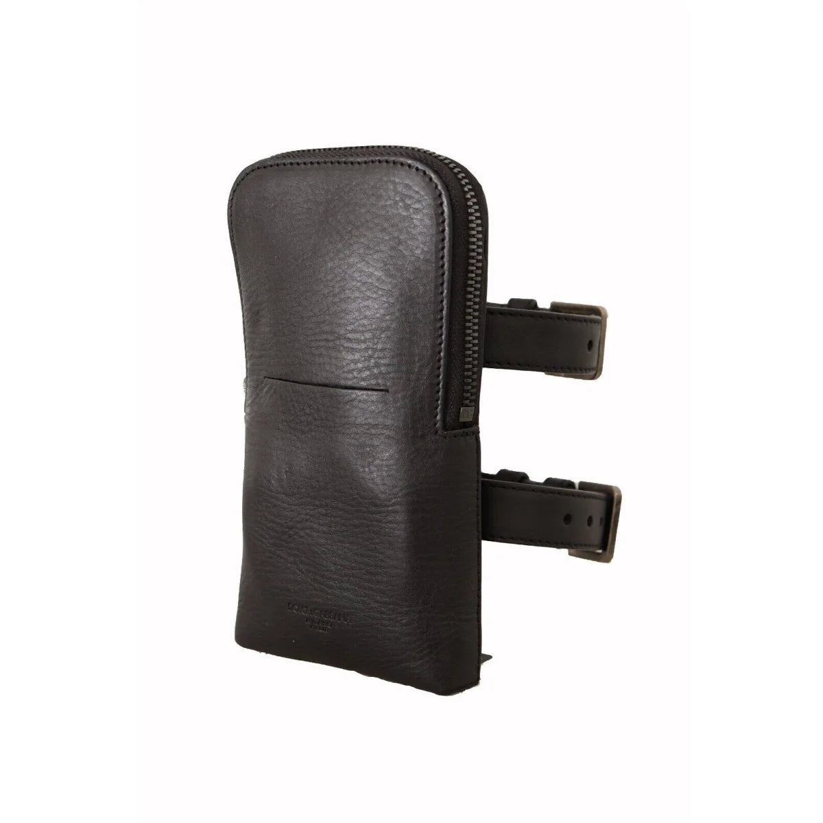 Gorgeous Dolce Gabbana Black Leather Multi Kit with Double Belt Strap &