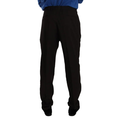 Gorgeous Dolce Gabbana Brown Striped Italian Style Dress Pants &