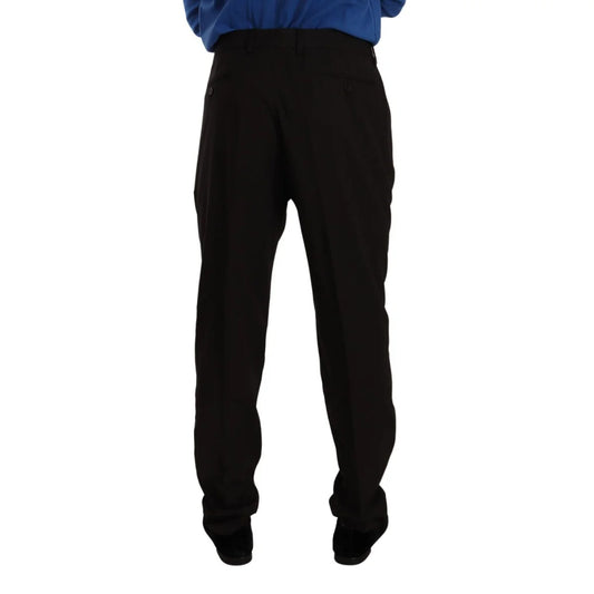 Gorgeous Dolce Gabbana Brown Striped Italian Style Dress Pants &